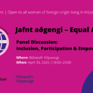 Event 2 Jafnt aðgengi–Equal Access
