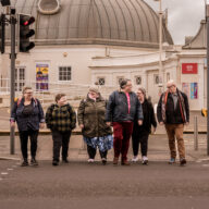 Group crossing road.2864