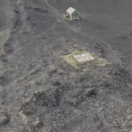 Pálsbær, þyrlupallur,tjald